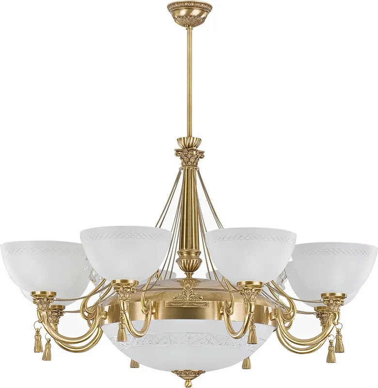 Preis Gesenkt Casa Padrino lampadario barocco di lusso in cristallo oro / bianco Ø 95 cm