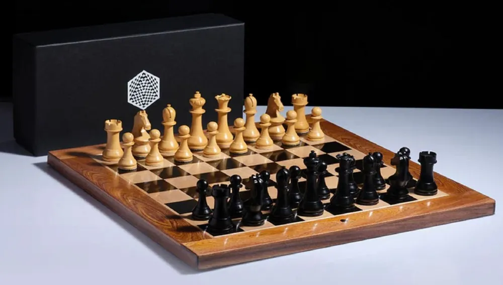 Casa Padrino set di scacchi di lusso 50 x 50 cm - Gioco degli scacchi in legno - Scacchiera con pezzi degli scacchi Jetzt Kaufen
