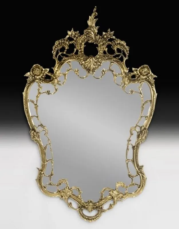 Casa Padrino specchio barocco di lusso in bronzo oro A. 110 cm - Mobili barocchi Wochenendangebot