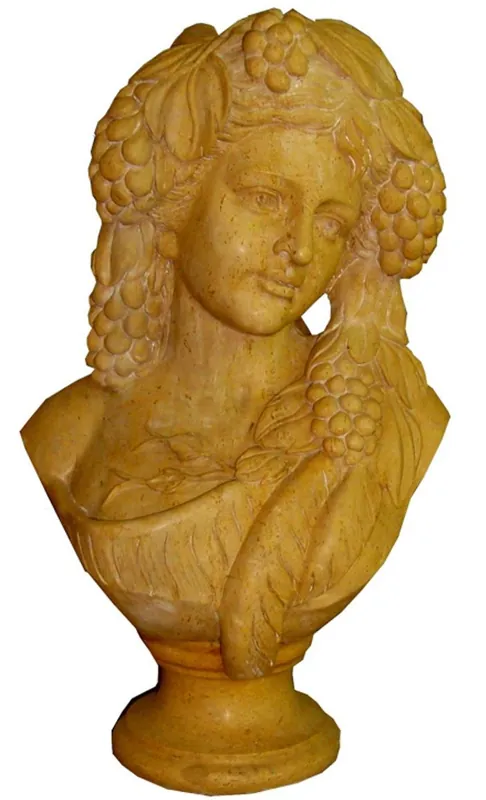 Top-Angebot Casa Padrino busto decorativo in marmo Art Nouveau di lusso donna beige A. 45 cm