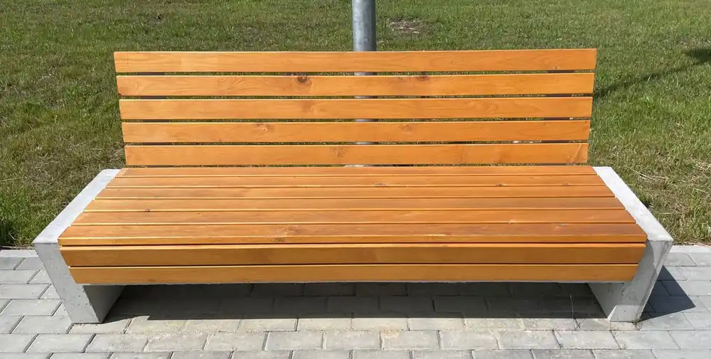 Sonderangebot Casa Padrino panca da parco - panca da città con schienale naturale / grigio 200 cm