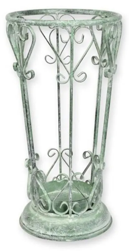 Neue Kollektion Casa Padrino portaombrelli Art Nouveau in metallo verde antico Ø 28 x A. 54,3 cm
