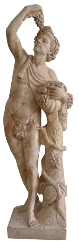 Casa Padrino Scultura in Marmo in Stile Antico Romano Beige A. 180 cm Beliebt