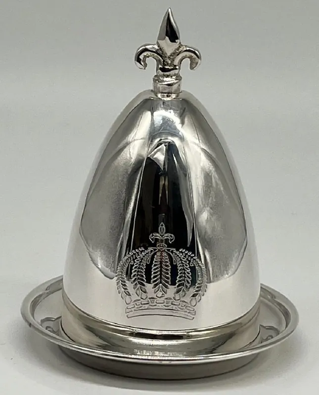 Sonderangebot Pompöös di Casa Padrino portauovo barocco di lusso con coperchio argento - disegnata da Harald Glööckler