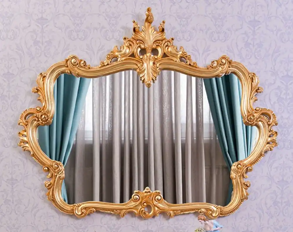 Nur Für Kurze Zeit Casa Padrino specchio barocco di lusso oro 133 cm - Specchio da parete in stile barocco - Fatto in Italia