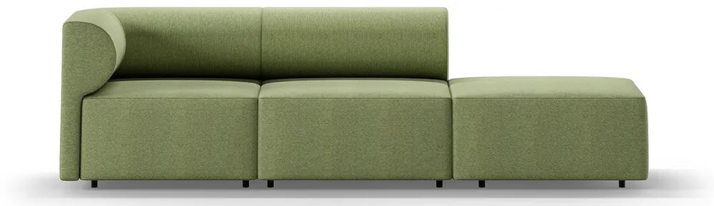 Casa Padrino Divano di Lusso Lato Sinistro Verde 270 cm - Divano Soggiorno Modulare - Mobili Soggiorno di Lusso Preiswert