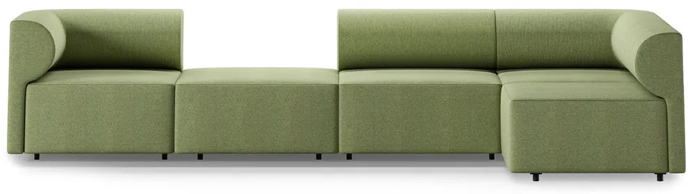 Jetzt Bestellen Casa Padrino Divano ad Angolo di Lusso Verde 360 x 180 cm - Divano Soggiorno Modulare - Mobili Soggiorno di Lusso