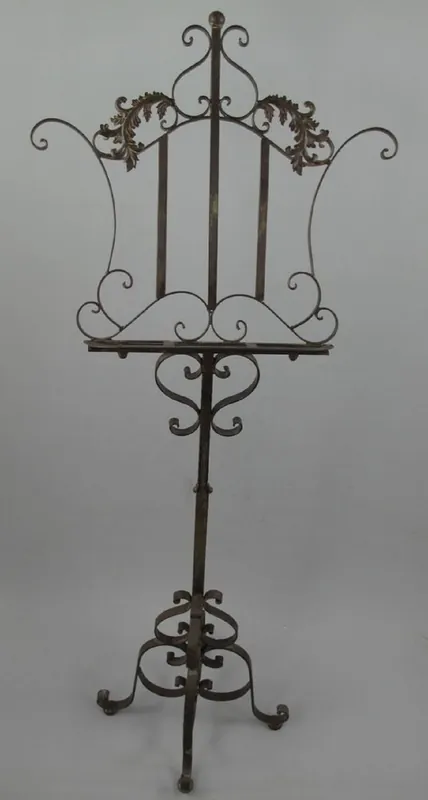 Casa Padrino leggio Art Nouveau ruggine A. 135 cm - Accessori Decorativi Barocco & Art Nouveau Garantierte Lieferung