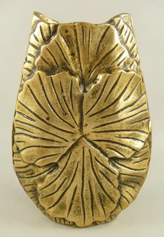 Schneller Versand Casa Padrino vaso decorativo bronzo A. 27 cm - Vaso per fiori in alluminio - Accessori decorativi