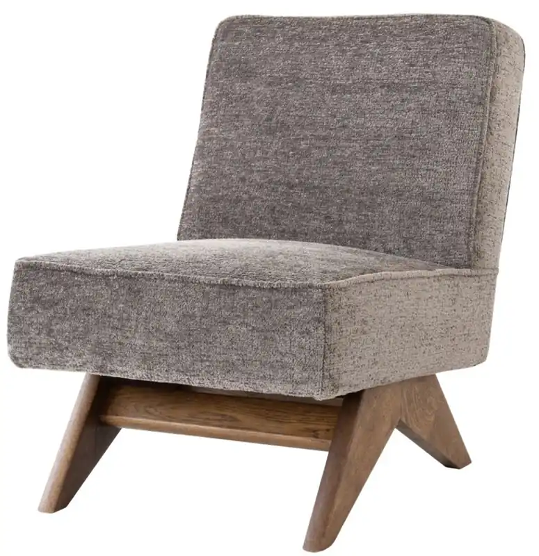 Bestseller Casa Padrino poltrona di lusso da soggiorno e hotel grigio / marrone A. 73 cm - Mobili di lusso