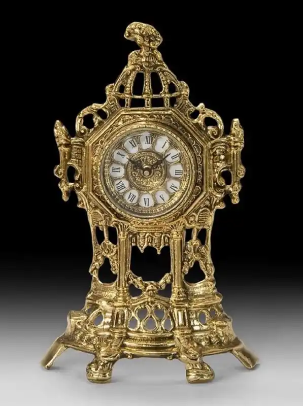 Preisreduziert Casa Padrino orologio da tavolo barocco di lusso oro A. 35 cm - Accessori decorativi barocchi