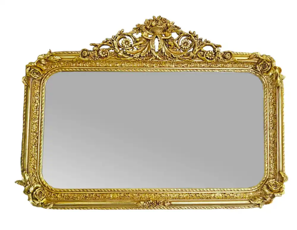 Billig Casa Padrino specchio barocco oro antico 160 x A. 85 cm - mobili a specchio da parete