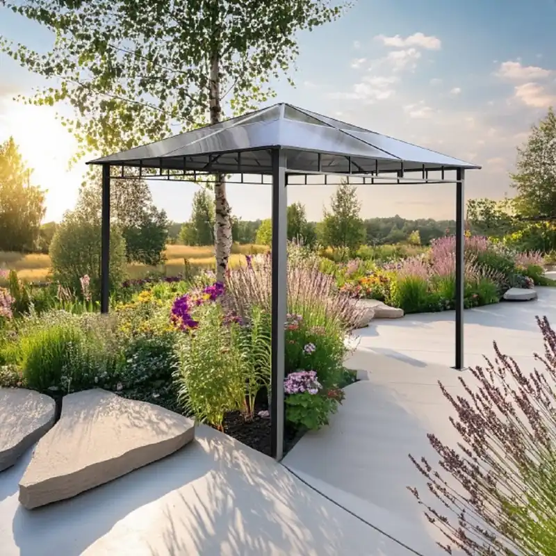 Online Kaufen Casa Padrino padiglione di lusso grigio 300 x A. 260 cm - Mobili da giardino e patio
