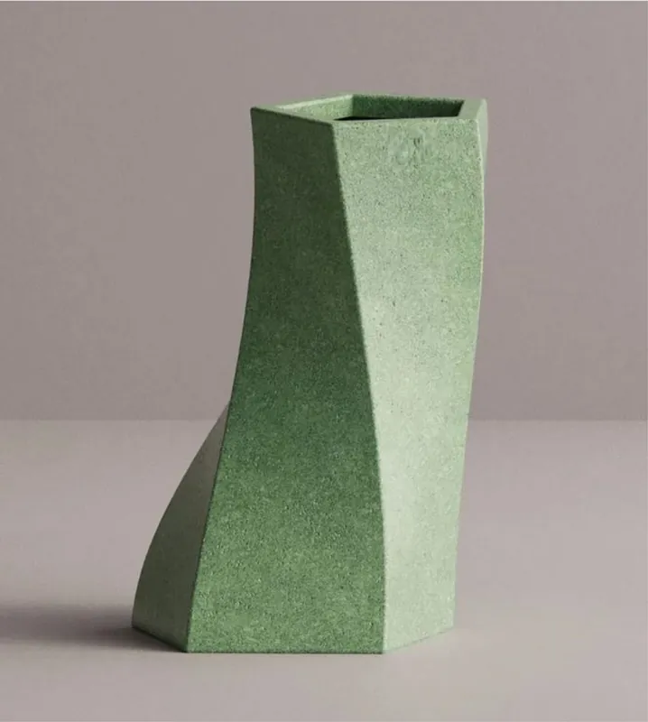 Casa Padrino vaso da fiori decorativo di lusso verde A. 75 cm - Vaso per piante in cemento Geprüft