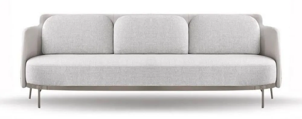 Casa Padrino divano di lusso a 3 posti grigio / bronzo 220 cm - Mobili per soggiorno e hotel Knallerangebot