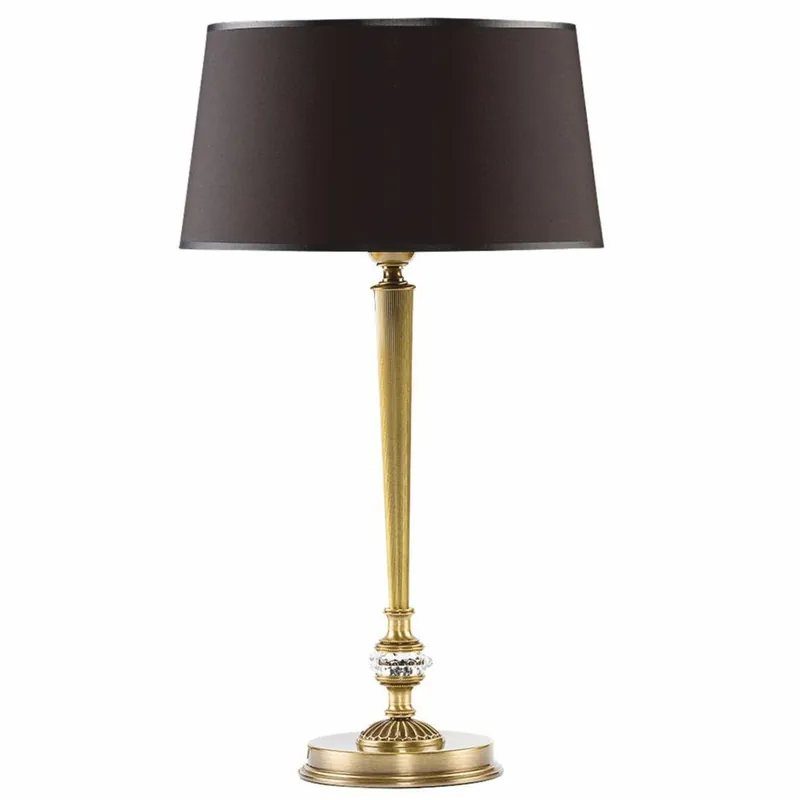 Casa Padrino lampada da tavolo barocco di lusso in cristallo ottone con patina / marrone scuro A. 60 cm Sonderangebot