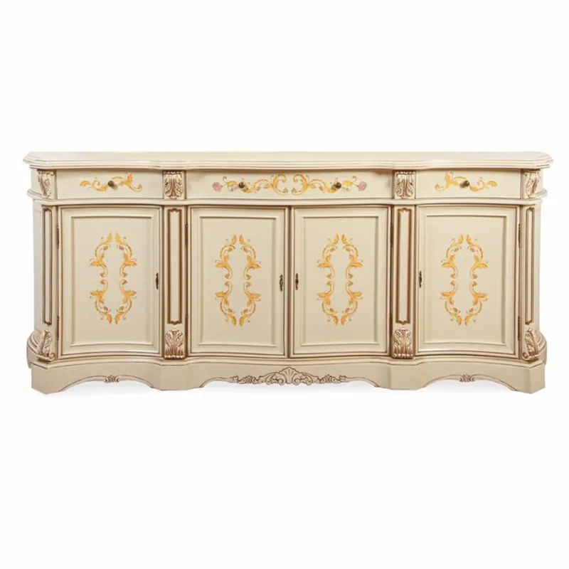 Neue Kollektion Casa Padrino credenza barocco di lusso crema / marrone 233 cm - Mobili barocchi