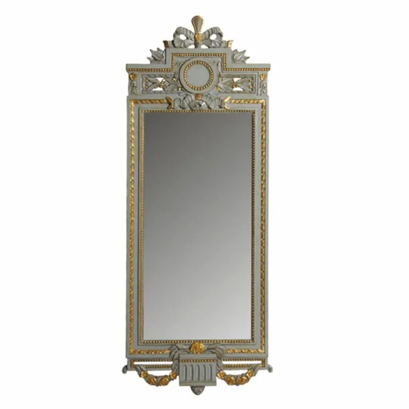 Casa Padrino specchio barocco di lusso grigio / oro A. 130 cm - Fatto in Italia Kracherpreis
