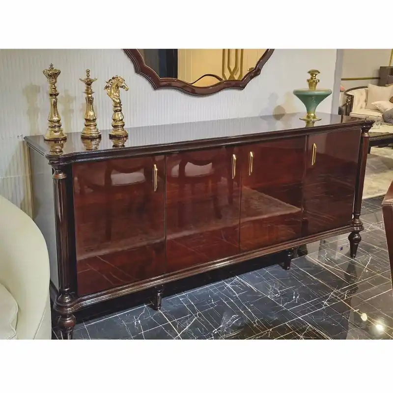 Casa Padrino credenza barocco di lusso marrone scuro 225 cm - Mobili in stile barocco Preis Gesenkt