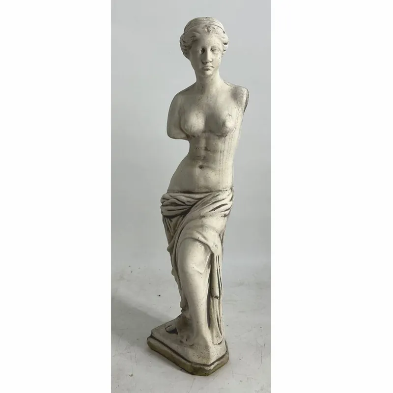 Casa Padrino scultura art nouveau del giardino in cemento donna grigio A. 73 cm Jetzt Bestellen