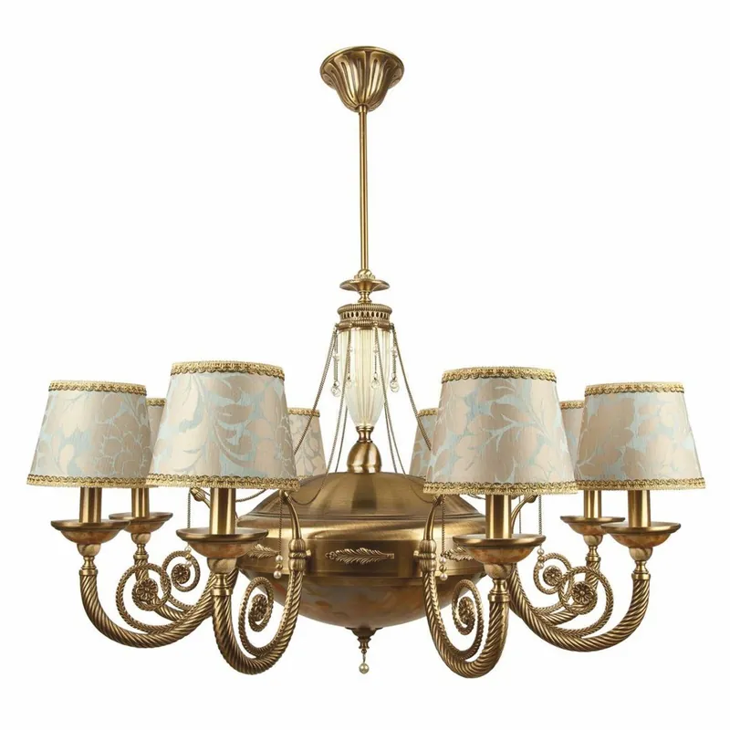 Letzte Chance Casa Padrino lampadario barocco di lusso ottone con patina Ø 101,5 x A. 80 cm