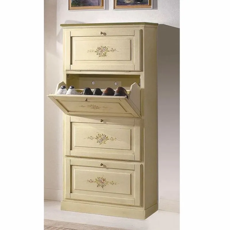 Direkt Vom Hersteller Casa Padrino scarpiera barocco di lusso crema A. 170 cm - Fatto in Italia