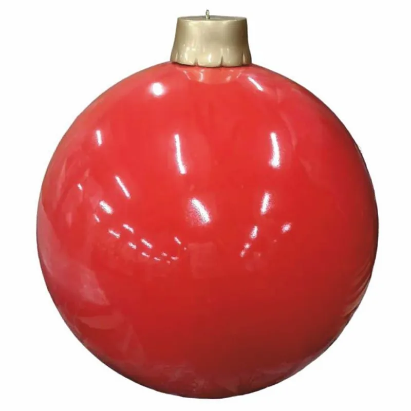 Casa Padrino palla decorativa XXL per albero di Natale rosso / oro Ø 100 cm - Decorazione natalizia Begrenztes Angebot