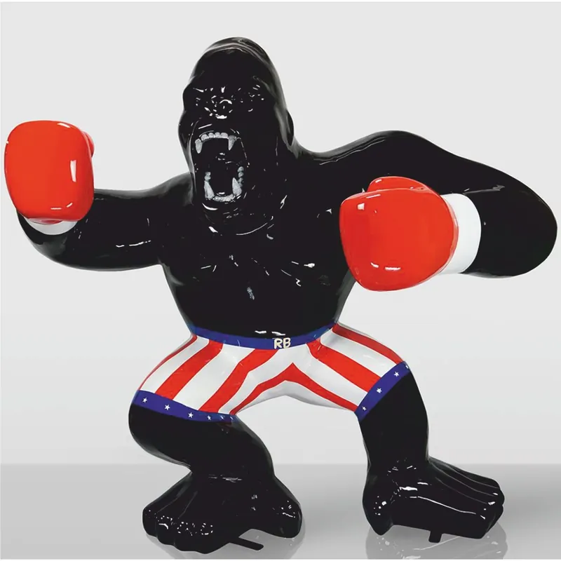 Casa Padrino scultura decorativa XXL scimmia gorilla con guantoni da boxe A. 180 cm Super-Preis