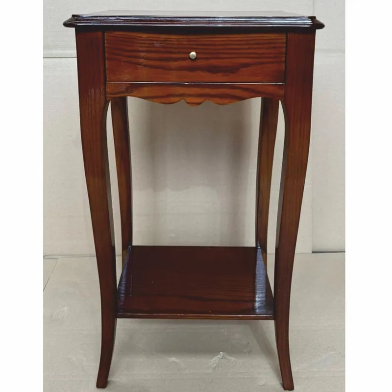 Neu Im Sortiment Casa Padrino tavolino / comodino barocco con cassetto marrone A. 72 cm - Mobili barocchi