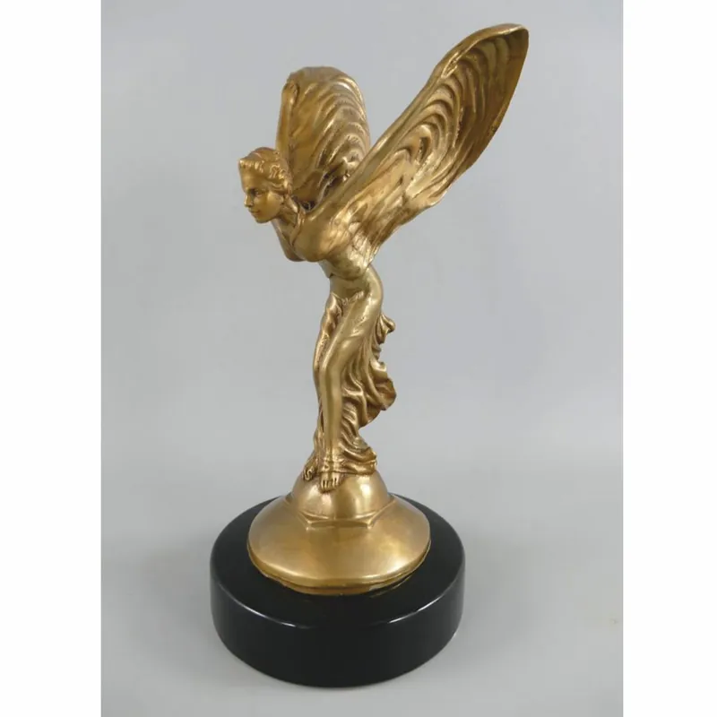 Billig Casa Padrino scultura in bronzo di lusso donna con ali A. 33 cm - Decorazione da scrivania