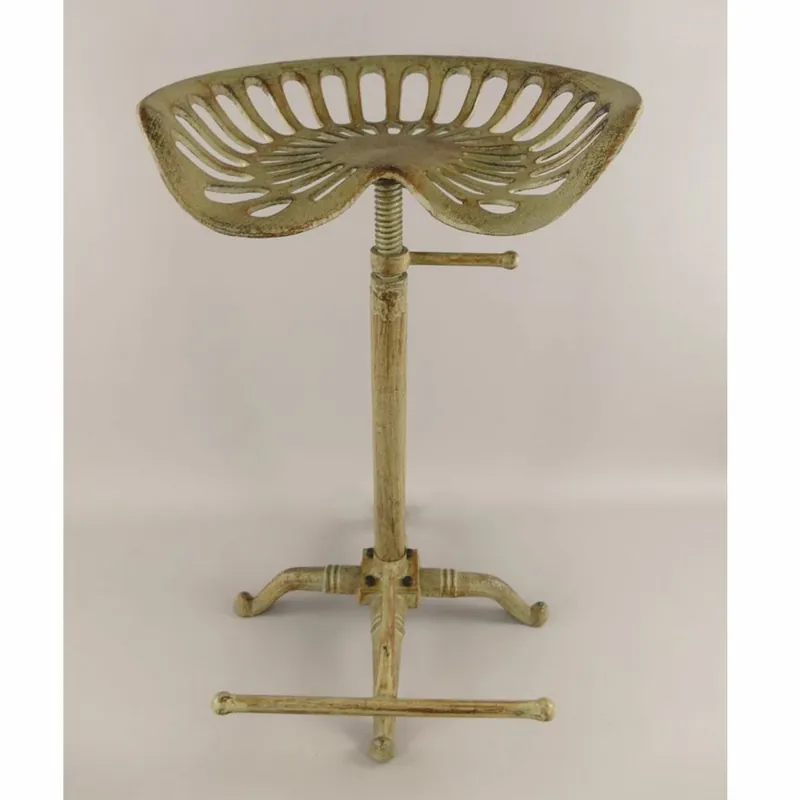 Casa Padrino Sgabello da Bar in Ghisa Stile Industriale Verde Rustico A. 75 cm Angebot