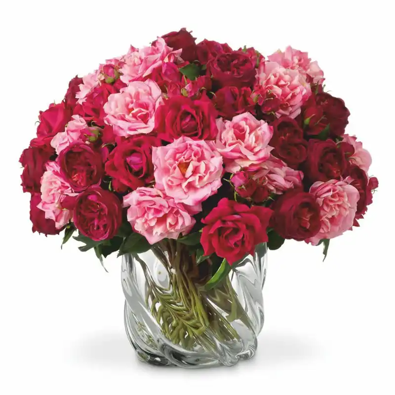 Casa Padrino bouquet di rose decorative di lusso rosso / rosa / verde Ø 70 cm - Qualità di lusso Meistverkauft