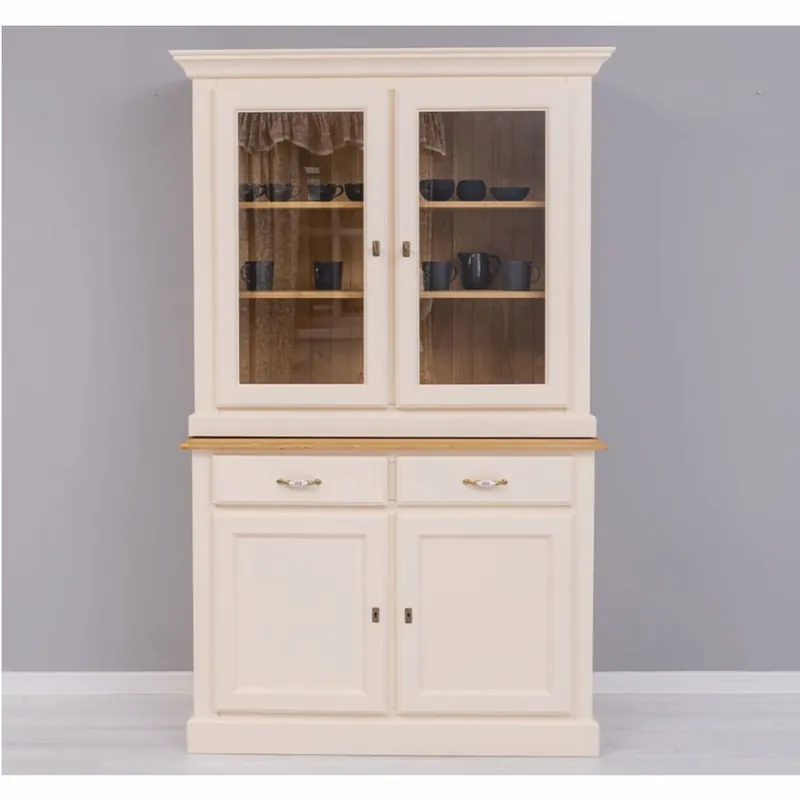 Casa Padrino armadio da pranzo in stile country crema / naturale 126 x 45 x A. 200 cm - Mobili per sala da pranzo Knallerangebot