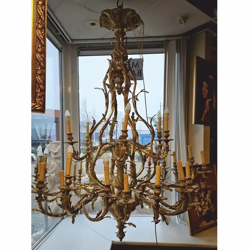 Casa Padrino lampadario barocco di lusso bronzo antico Ø 145 x A. 180 cm - Mobile barocco Jetzt Kaufen