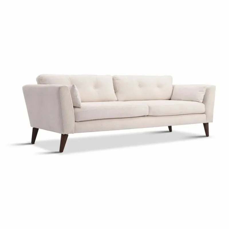 Casa Padrino da soggiorno di lusso crema / marrone scuro 220 cm - Mobili per soggiorno Sonderangebot