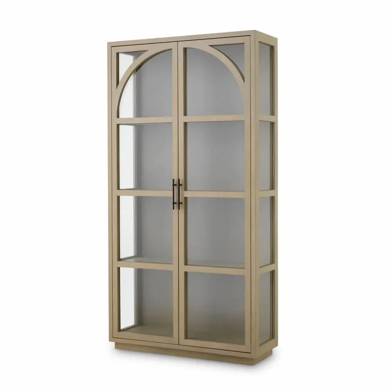 Heißes Angebot Casa Padrino vetrina di lusso beige / bronzo 118 x 44,5 x A. 210 cm - Interni di lusso