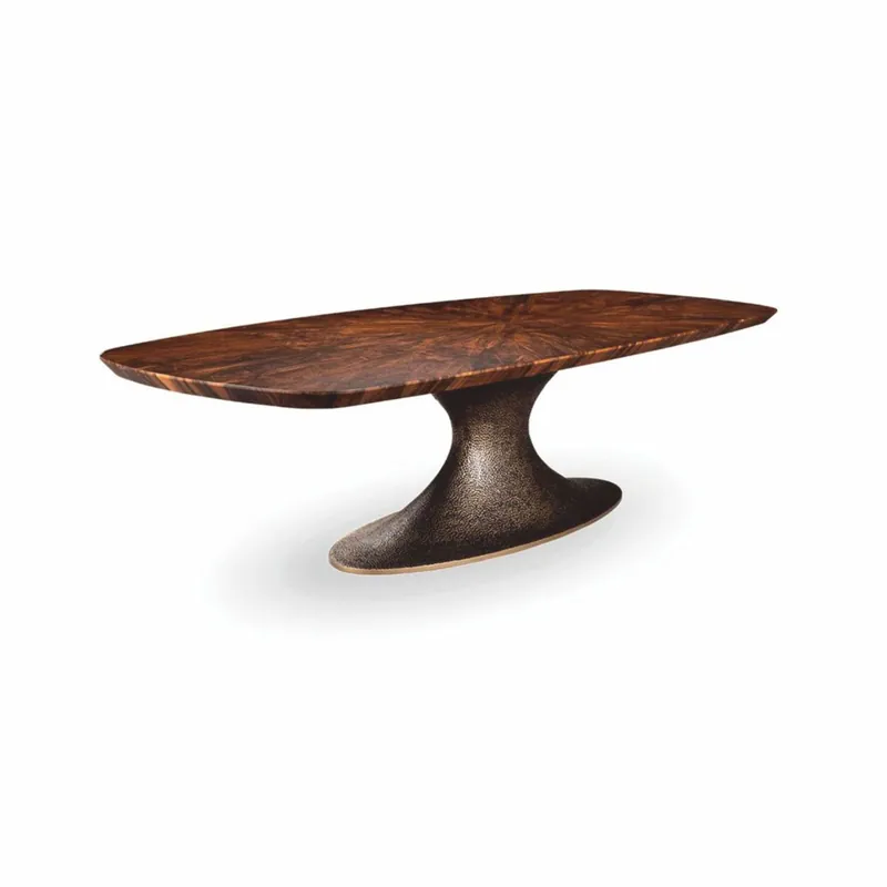 Saisonangebot Casa Padrino tavolo da pranzo di lusso marrone / giallo oro antico 260 cm - Mobili per sala da pranzo