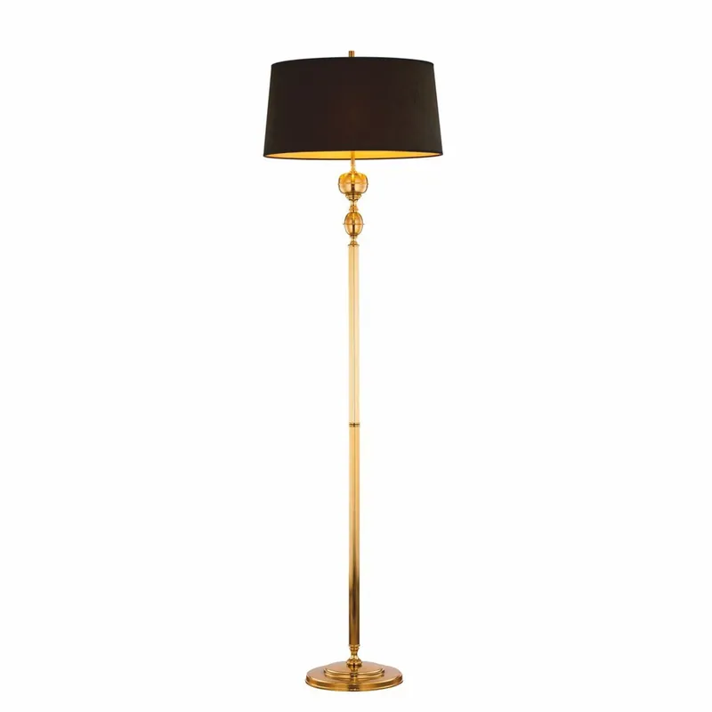 Casa Padrino lampada da terra Art Nouveau di lusso oro / marrone / nero A. 177 cm Expressversand