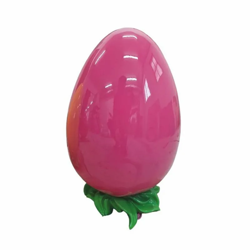 Neue Ware Casa Padrino uovo di Pasqua decorativo rosa / verde A. 52 - Decorazione pasquale