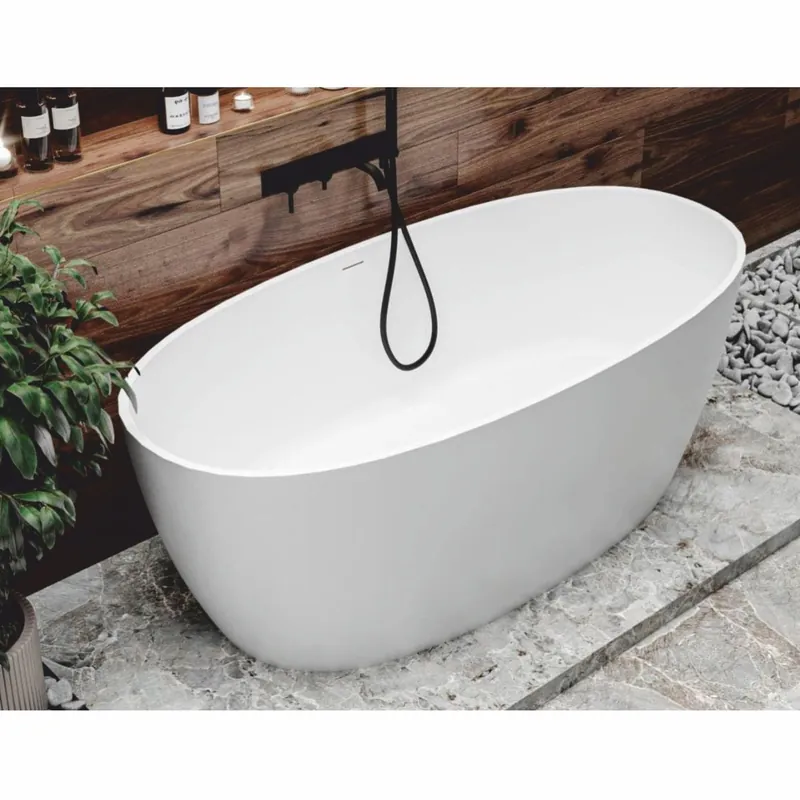 Casa Padrino vasca da bagno di lusso indipendente bianco lucido 169,4 cm - Mobili da bagno Nur Für Kurze Zeit