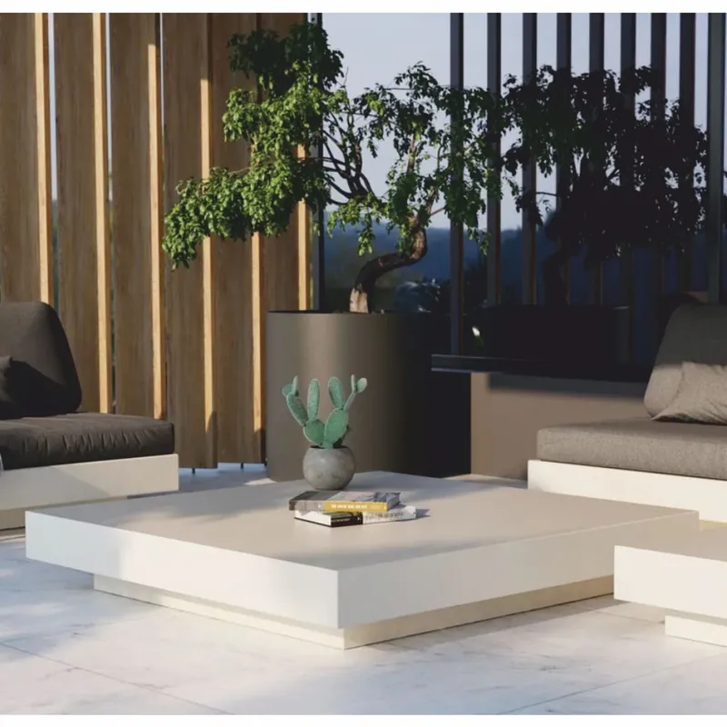 Casa Padrino tavolo da giardino di lusso bianco opaco 150 cm - Mobili per hotel e giardino Top-Angebot