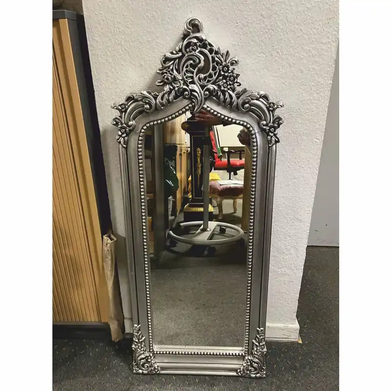 Nur Heute Casa Padrino specchio barocco argento A. 115 cm - Magnifico mobile barocco