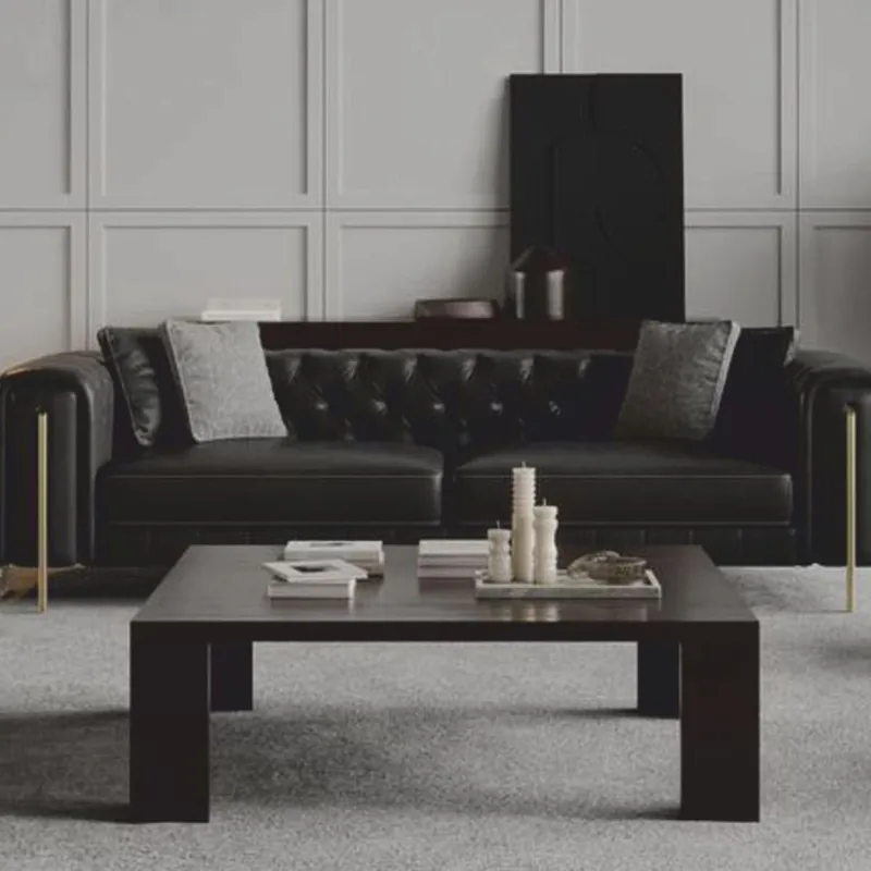 Saisonangebot Casa Padrino tavolo da salotto di lusso marrone scuro 140 cm - Mobili da soggiorno e hotel