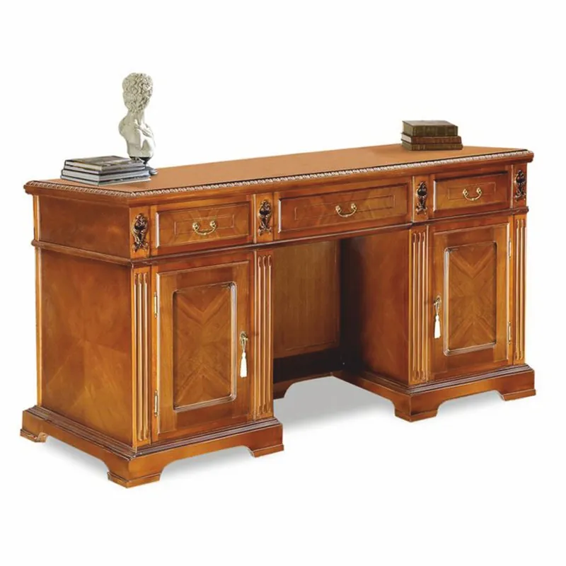 Casa Padrino scrivania barocco di lusso marrone 163 cm - Mobili per ufficio in stile barocco Versand Am Gleichen Tag