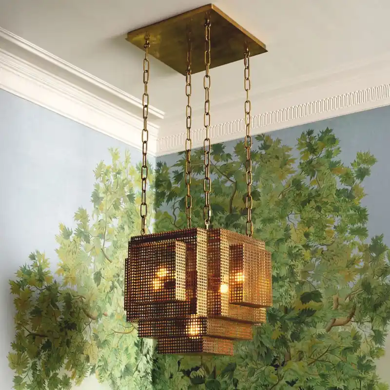 Sale Casa Padrino lampada a sospensione di lusso in stile industriale ottone vintage - Luci di lusso