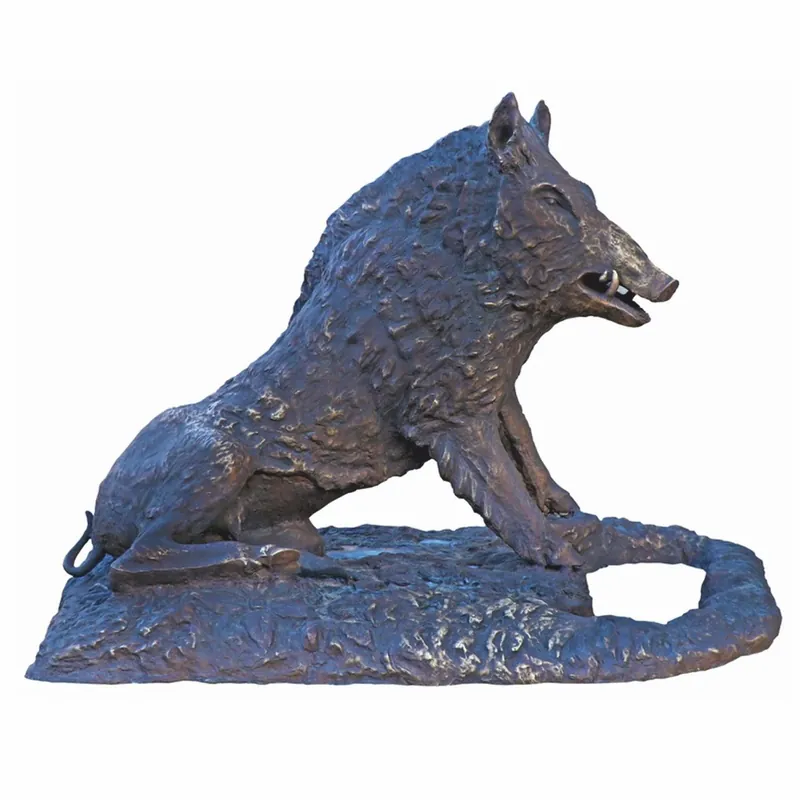 Preis Gesenkt Casa Padrino scultura decorativa da giardino in ottone cinghiale bronzo antico 130 cm
