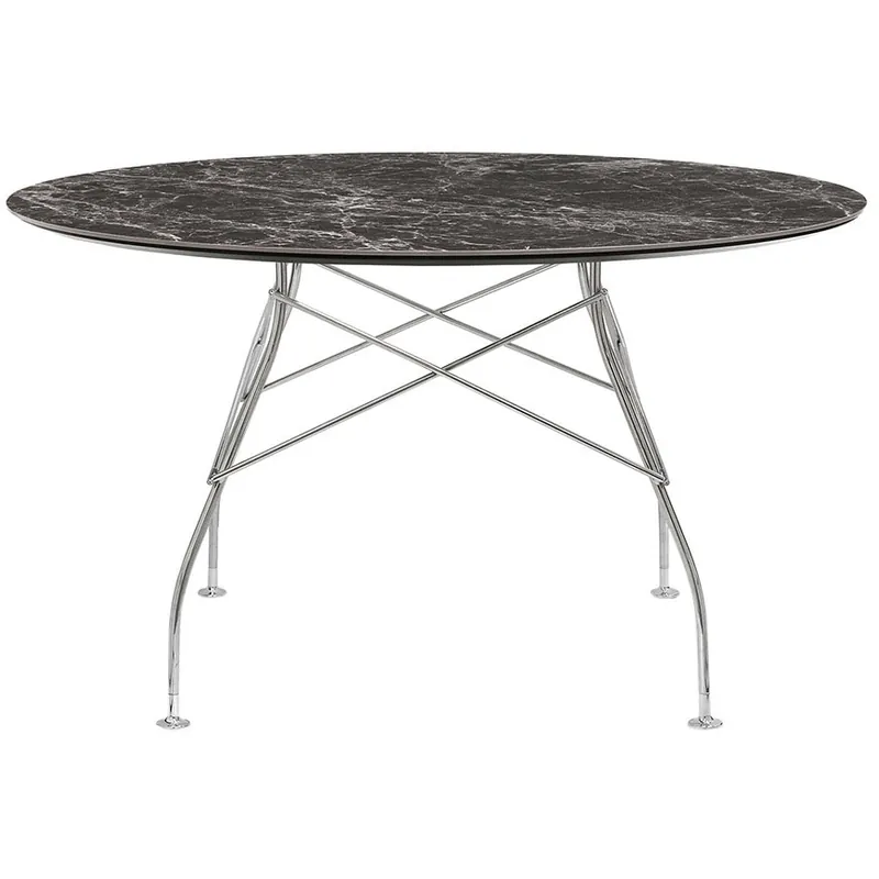 Top-Preis Glossy Marmor Chrom (Ø 128cm) von kartell