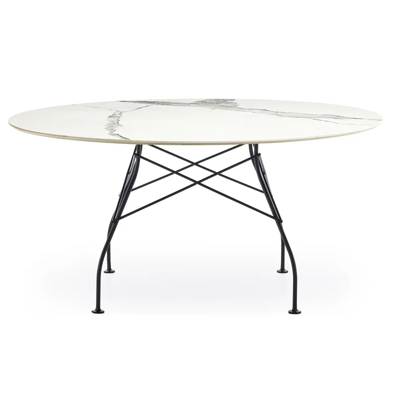 Must-Have Glossy XXL Marmor Schwarz (Ø 150cm) von kartell