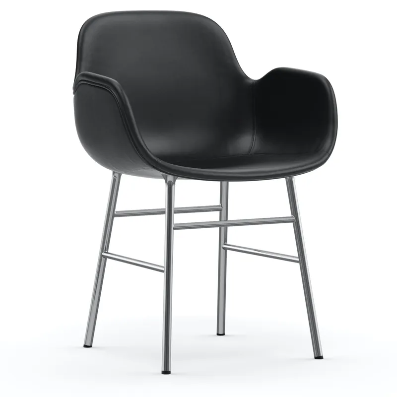 Expressversand Form Polstersessel (Chrom) von Normann Copenhagen