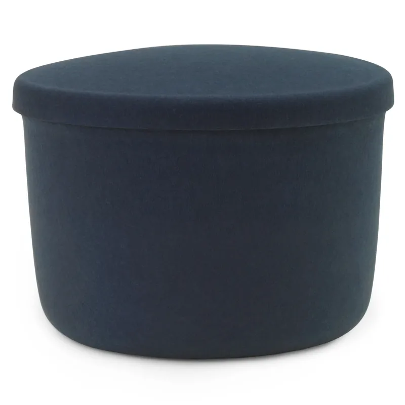 Sichere Zahlung Hide Pouf (Klein) von Normann Copenhagen